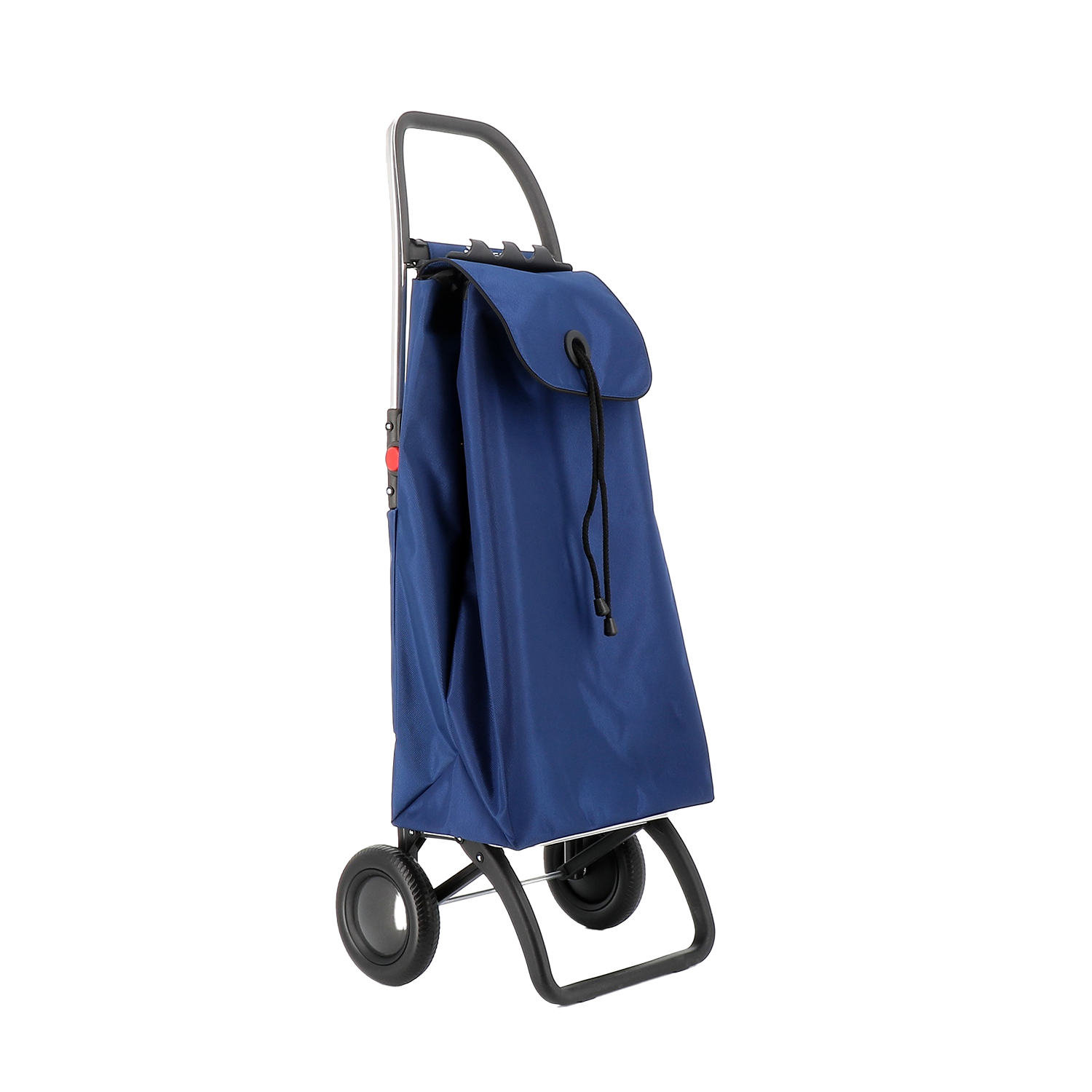 thumbnail interactive-video image 1 of TMZ 2-Wheel Foldable Shopping Cart With Seat - 110 Lbs Capacity Portable Grocery Trolley With Removable Bag 1 of 3